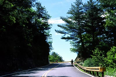 Riding in Taroko Gorge - Photo by Dennis Flood