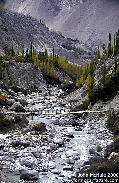 Valley Bridge, Hunza Valley